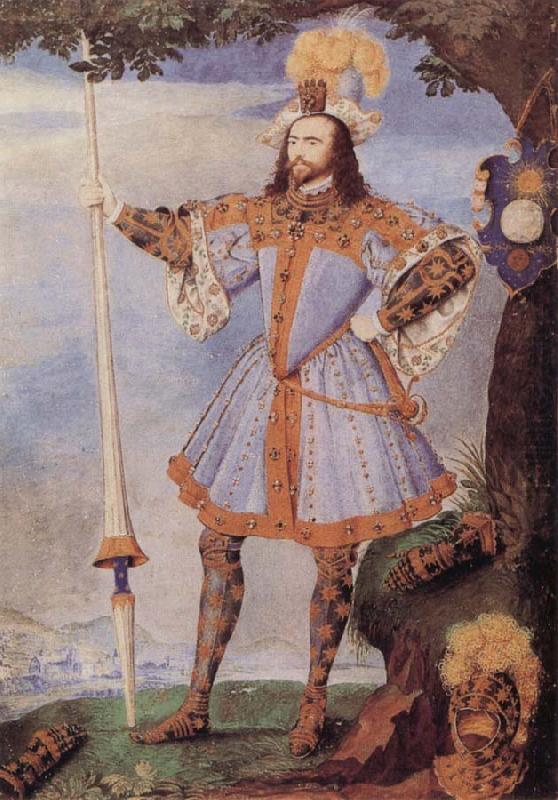 Portrait of George Clifford Earl of Cumberland, Nicholas Hilliard
